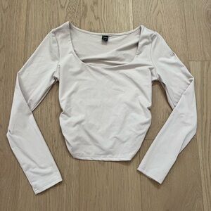 Off-White Long Sleeve Top